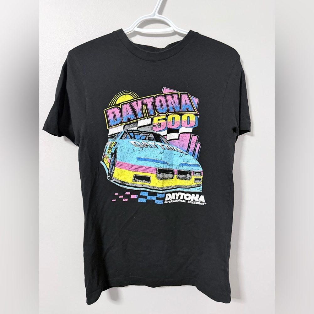 Daytona 500 Black Graphic Tee
